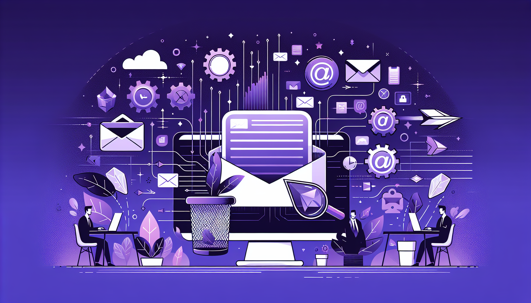 Professional illustration representing: Your Inbox Isn't a Democracy—Start Filtering Ruthlessly