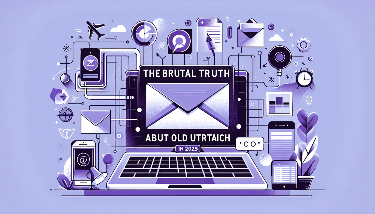 Professional illustration representing: The Brutal Truth About Cold Outreach in 2025
