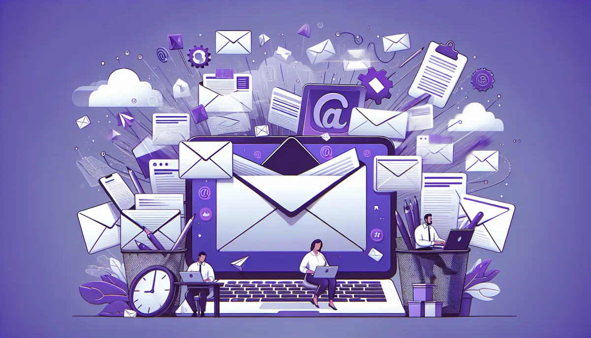 Professional illustration representing: The 20 Emails Destroying Your Focus Right Now