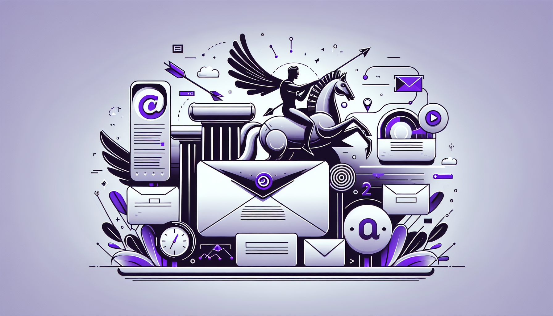 Professional illustration representing: Inbox Zero is a Myth (Unless You Block LinkedIn Spam)