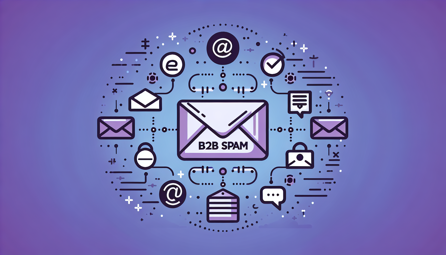 Professional illustration representing: The Truth About B2B Spam Nobody Wants to Say Out Loud