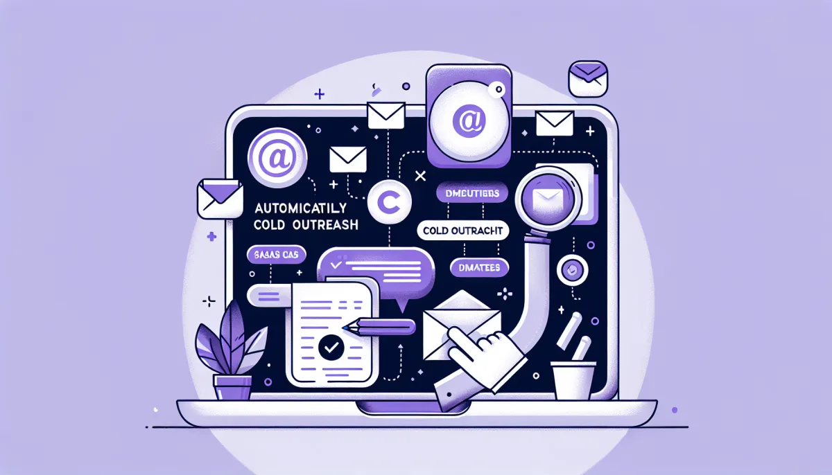 Professional illustration representing: Cold Outreach? Automatic Delete. Here's Why That's Smart.