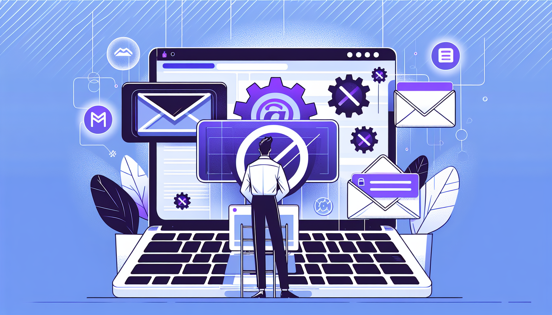 Professional illustration representing: Why I Block Every Single LinkedIn Spam (No Guilt, No Regrets)