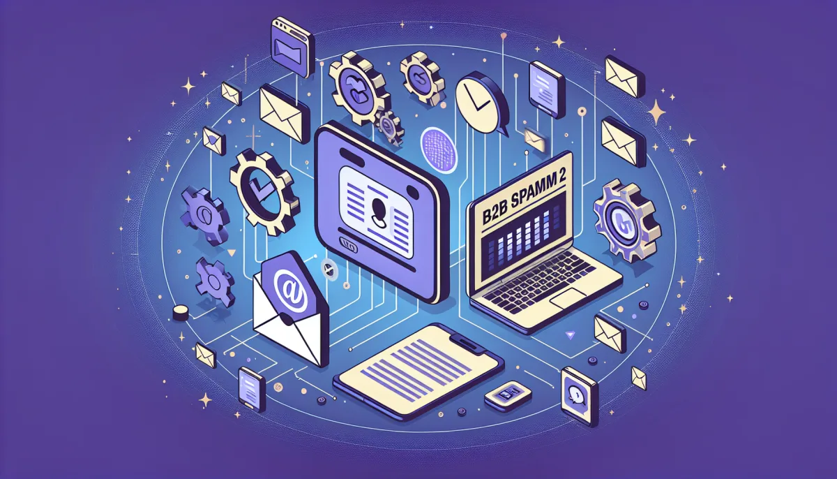 Professional illustration representing: If You're Not Filtering B2B Spam, You're Losing