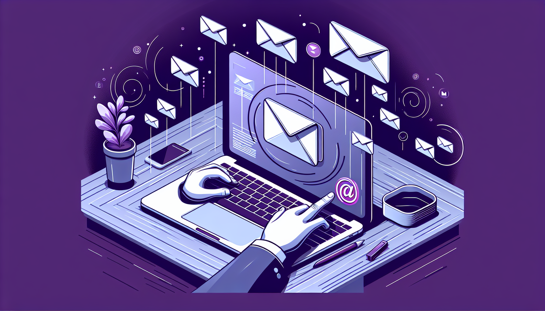 Professional illustration representing: Why Successful People Delete Recruiter Messages Without Reading