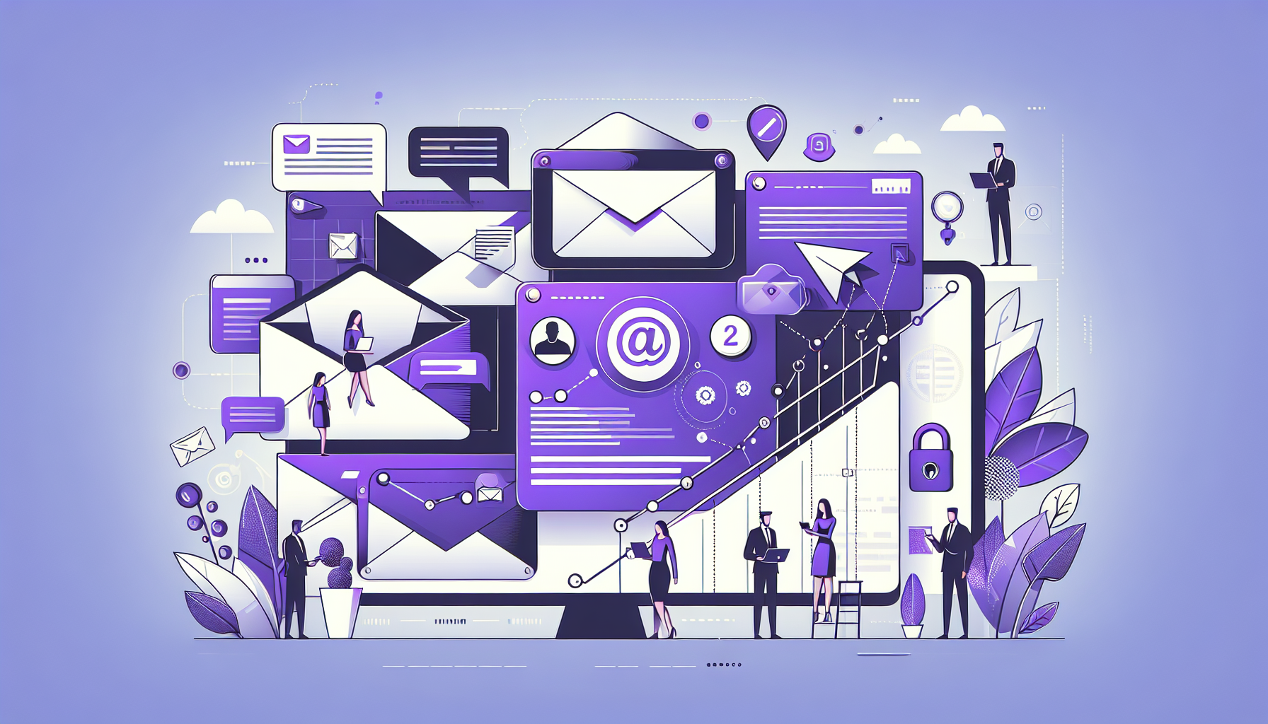 Professional illustration representing: I Get 20 Sales Emails a Day. Here's What I Do About It.