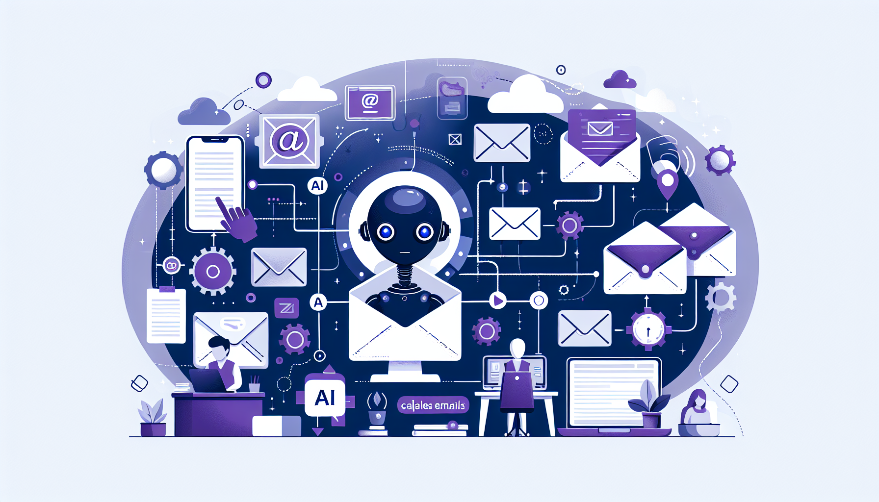Professional illustration representing: I Built an AI to Fight Sales Emails. Here's What Happened.