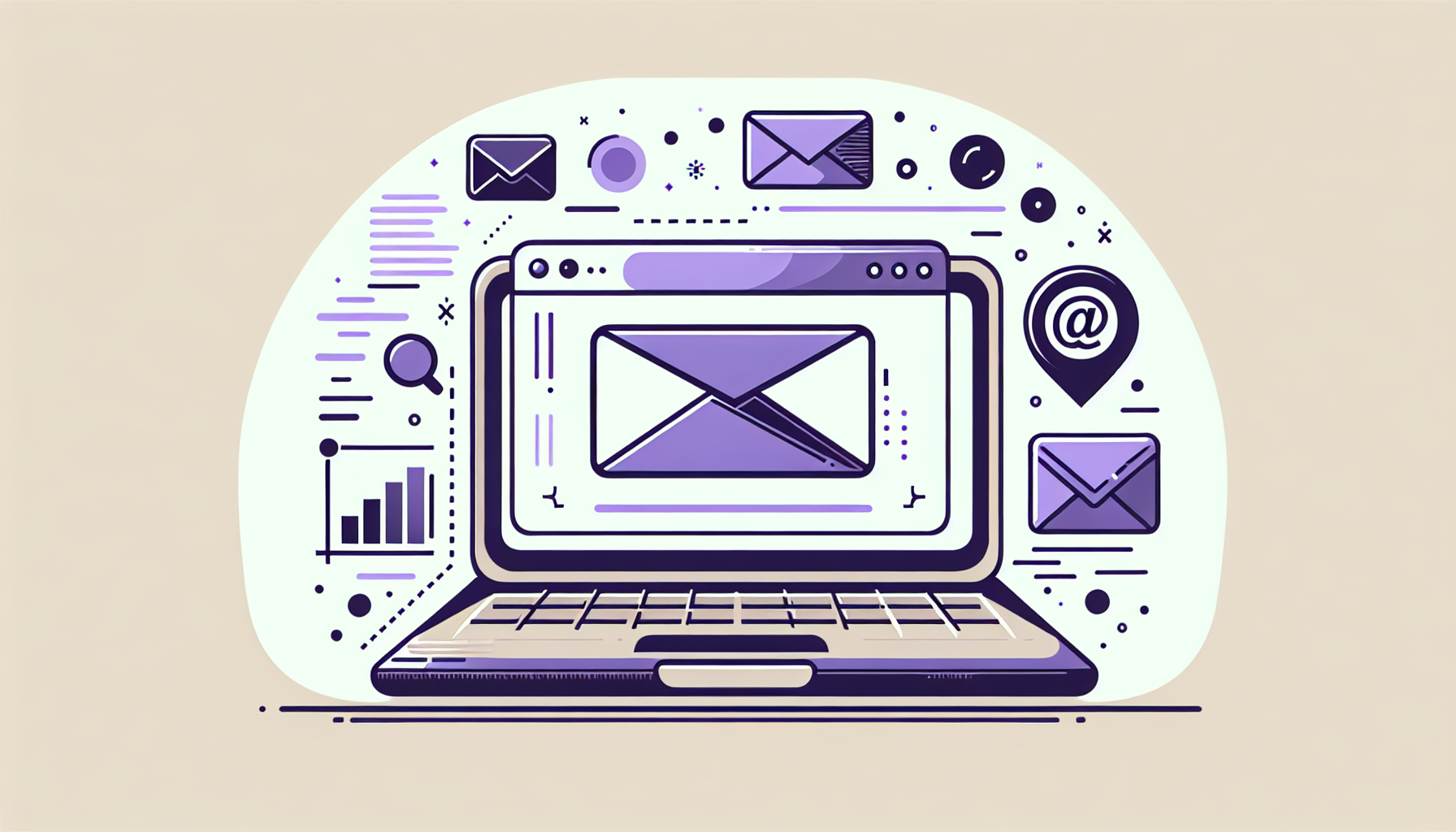 Professional illustration representing: I Get 47 Sales Emails a Day. Here's What I Do About It.