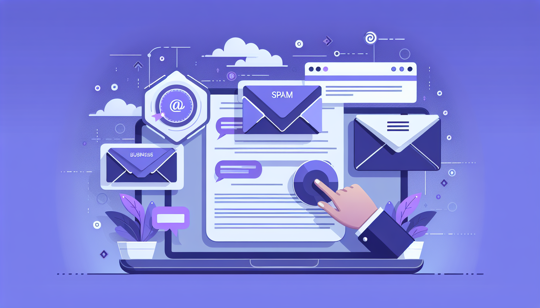 Professional illustration representing: I Analyzed 8 B2B Spam—They're All Garbage