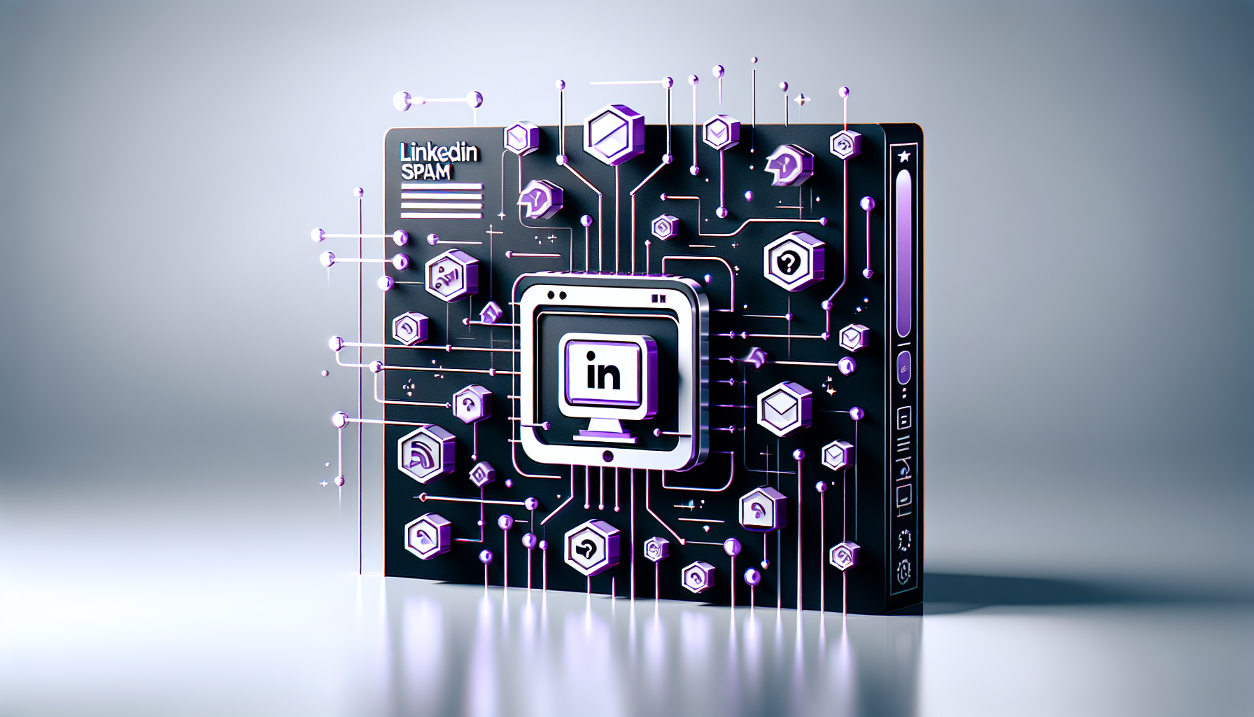Professional illustration representing: The Truth About LinkedIn Spam Nobody Wants to Say Out Loud