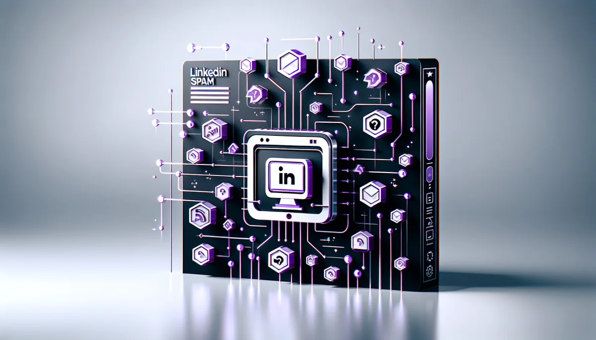Professional illustration representing: The Truth About LinkedIn Spam Nobody Wants to Say Out Loud