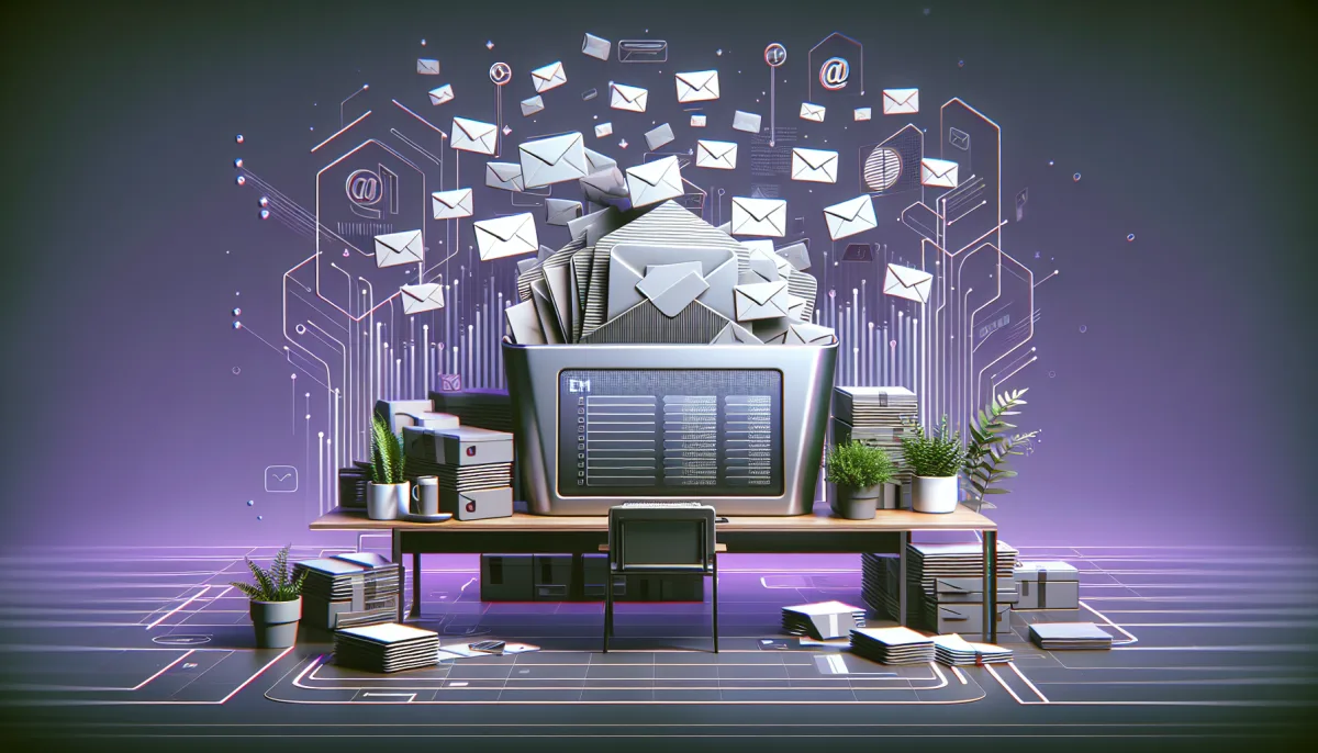 Professional illustration representing: Inbox Zero is a Myth (Unless You Block Sales Emails)
