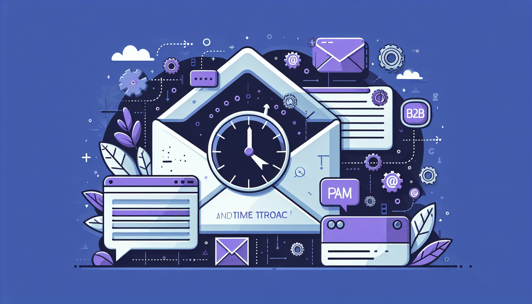 Professional illustration representing: B2B Spam Are Stealing Your Time—Fight Back