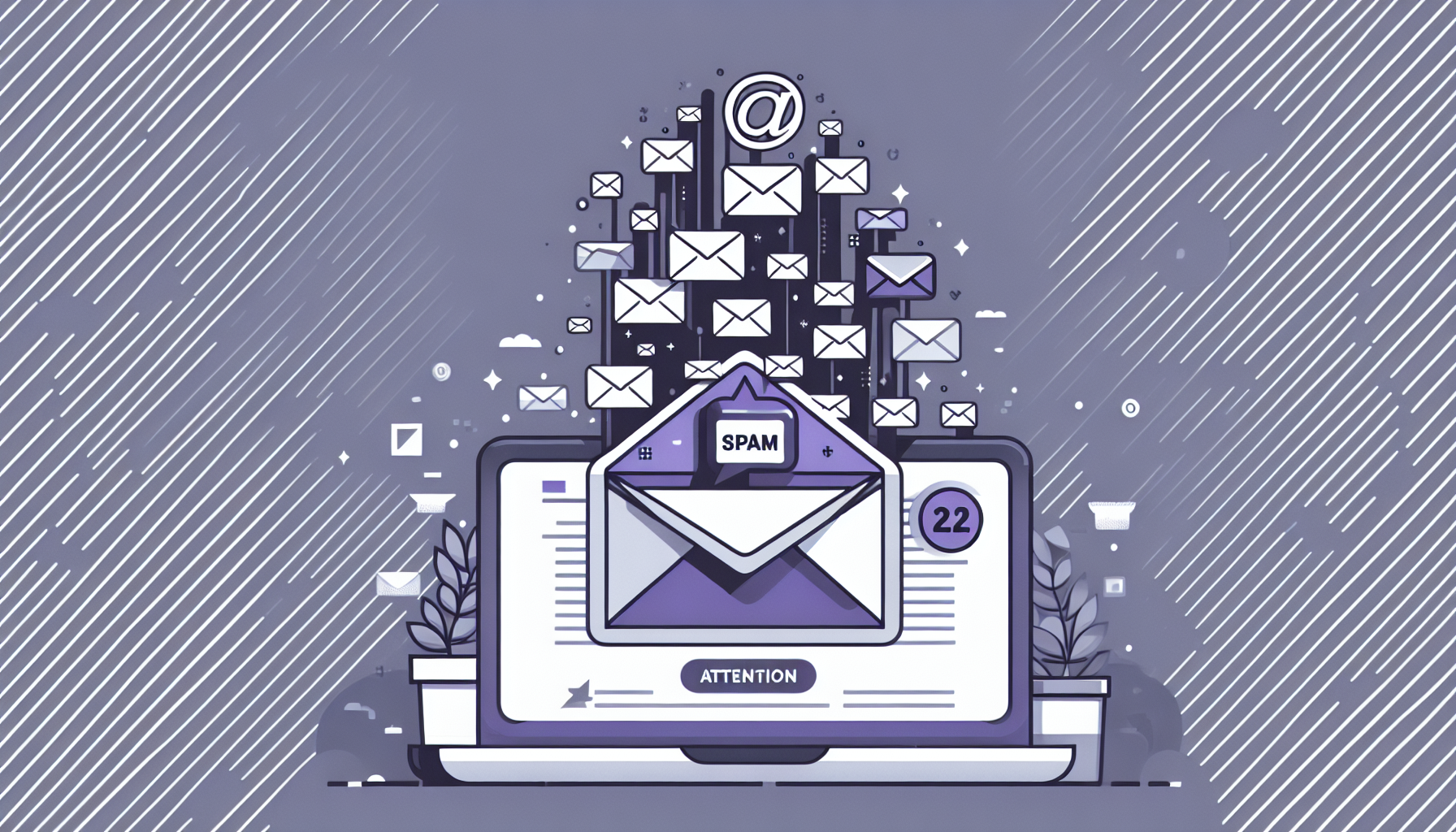 Professional illustration representing: B2B Spam is a Tax on Your Attention (And It's Time to Stop Paying)
