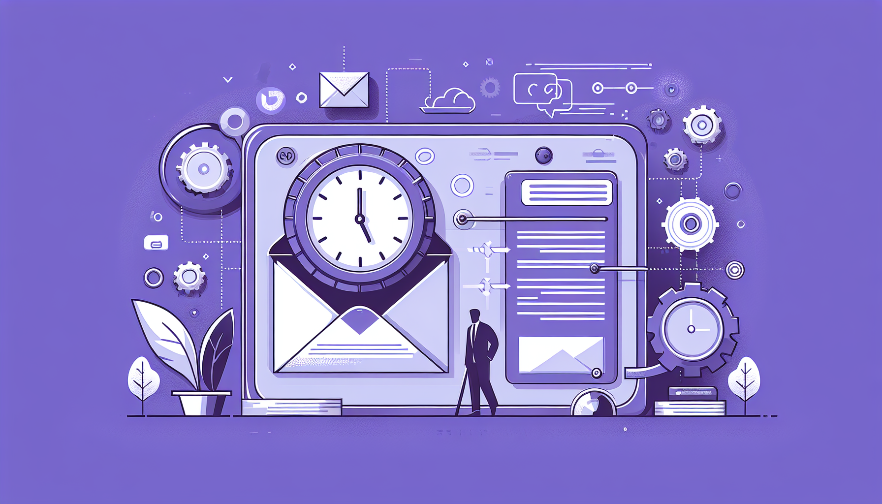 Professional illustration representing: Recruiter Messages Are Stealing Your Time—Fight Back