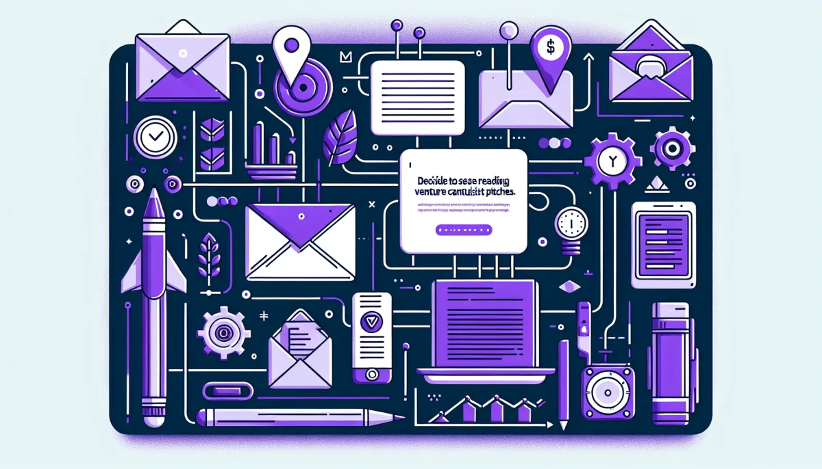 Professional illustration representing: I Stopped Reading VC Pitches. Best Decision Ever.