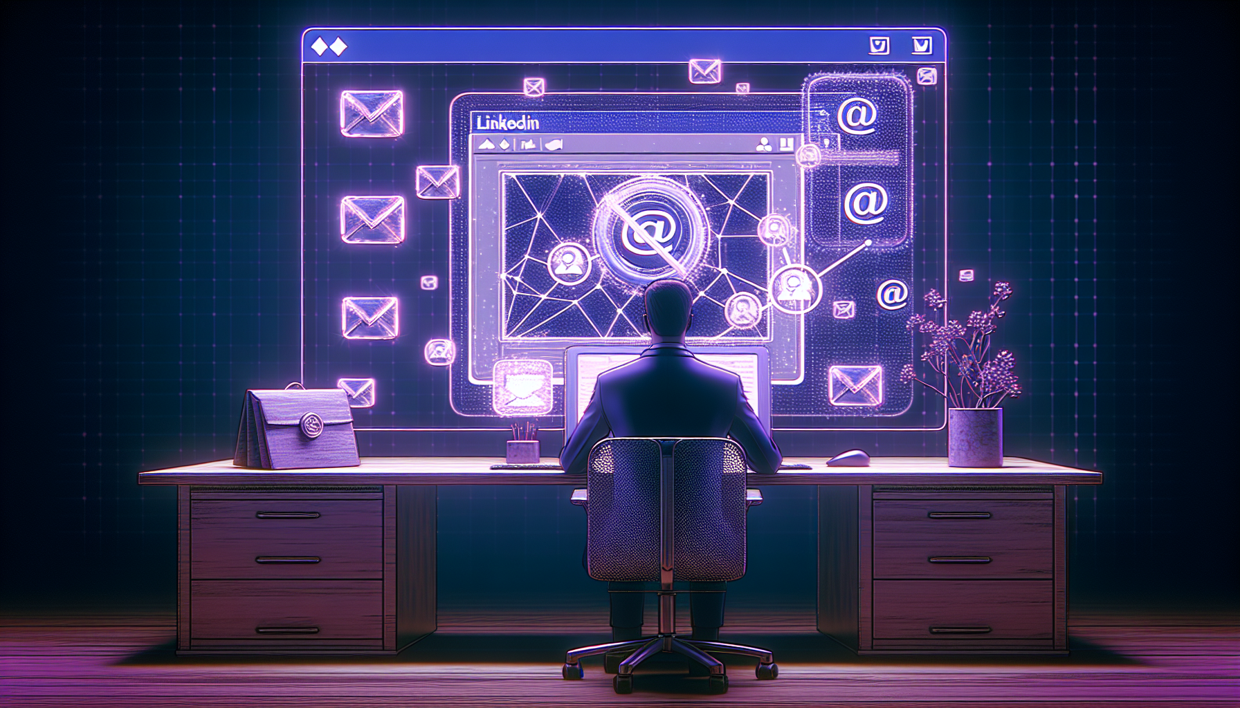 Professional illustration representing: The Brutal Truth About LinkedIn Spam in 2025