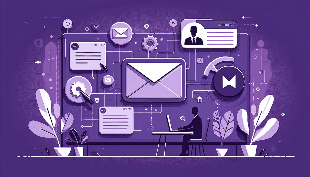 Professional illustration representing: You're Drowning in Recruiter Messages—Here's Your Lifeline