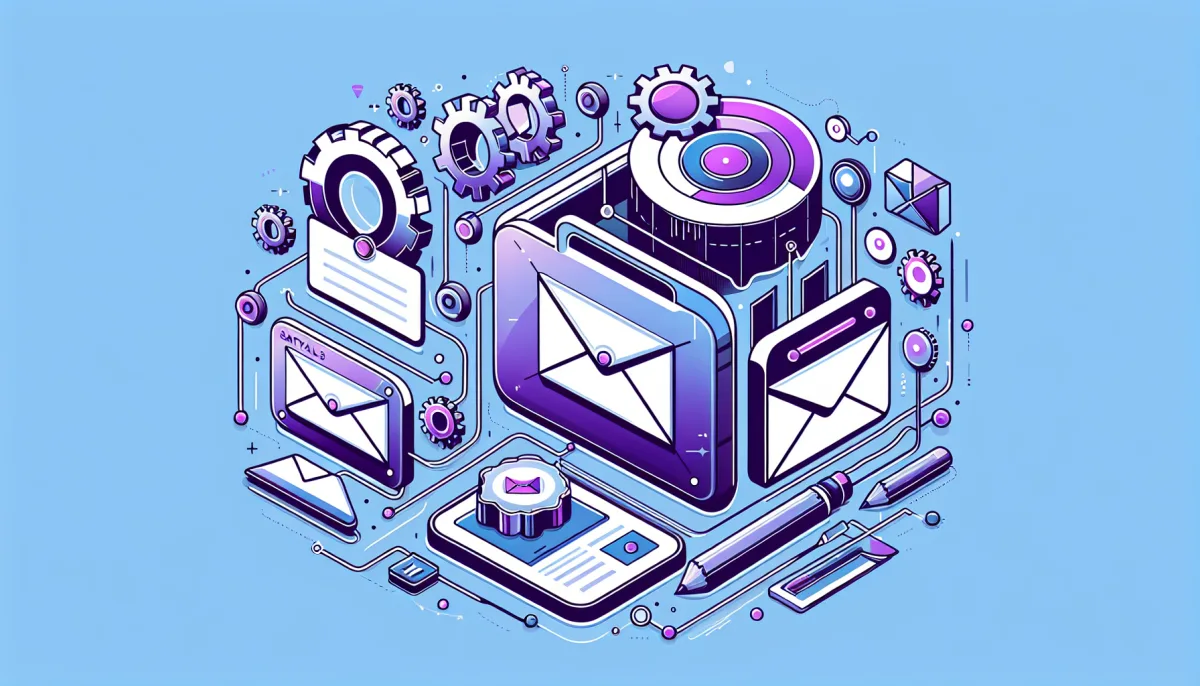 Professional illustration representing: Sales Emails? I Don't Even See Them Anymore. Here's My System.