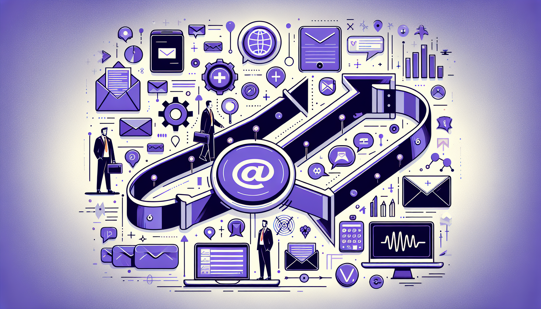 Professional illustration representing: You're Drowning in Sales Emails—Here's Your Lifeline