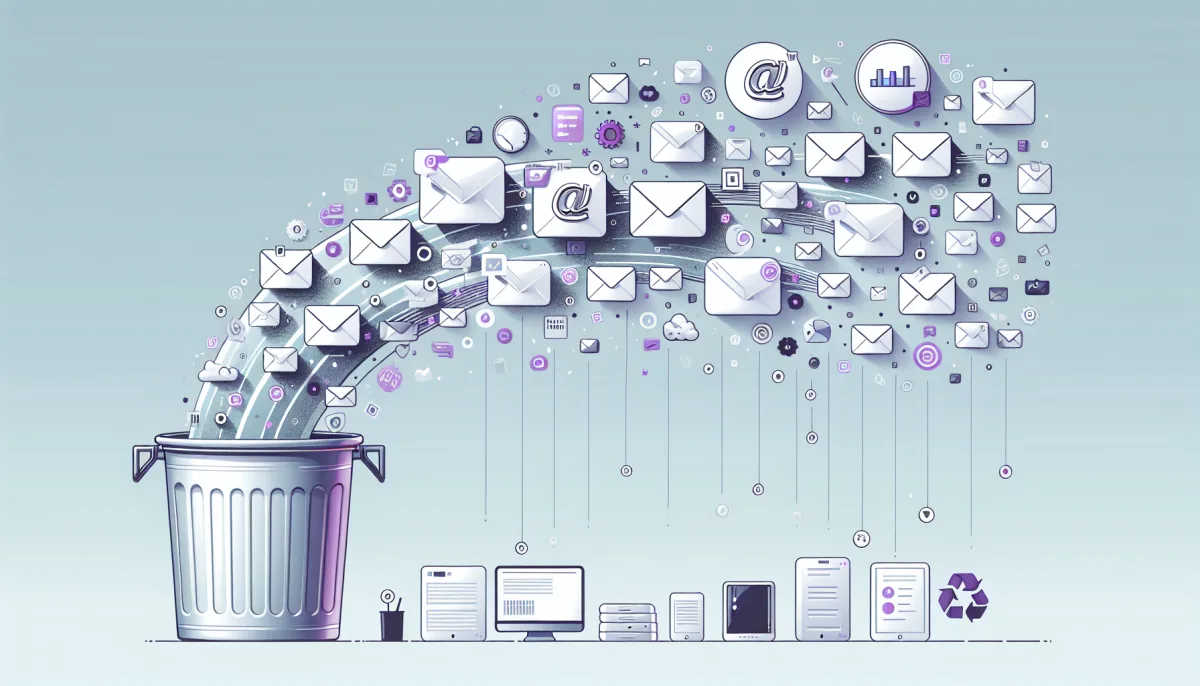 Professional illustration representing: I Get 12 Sales Emails a Day. Here's What I Do About It.