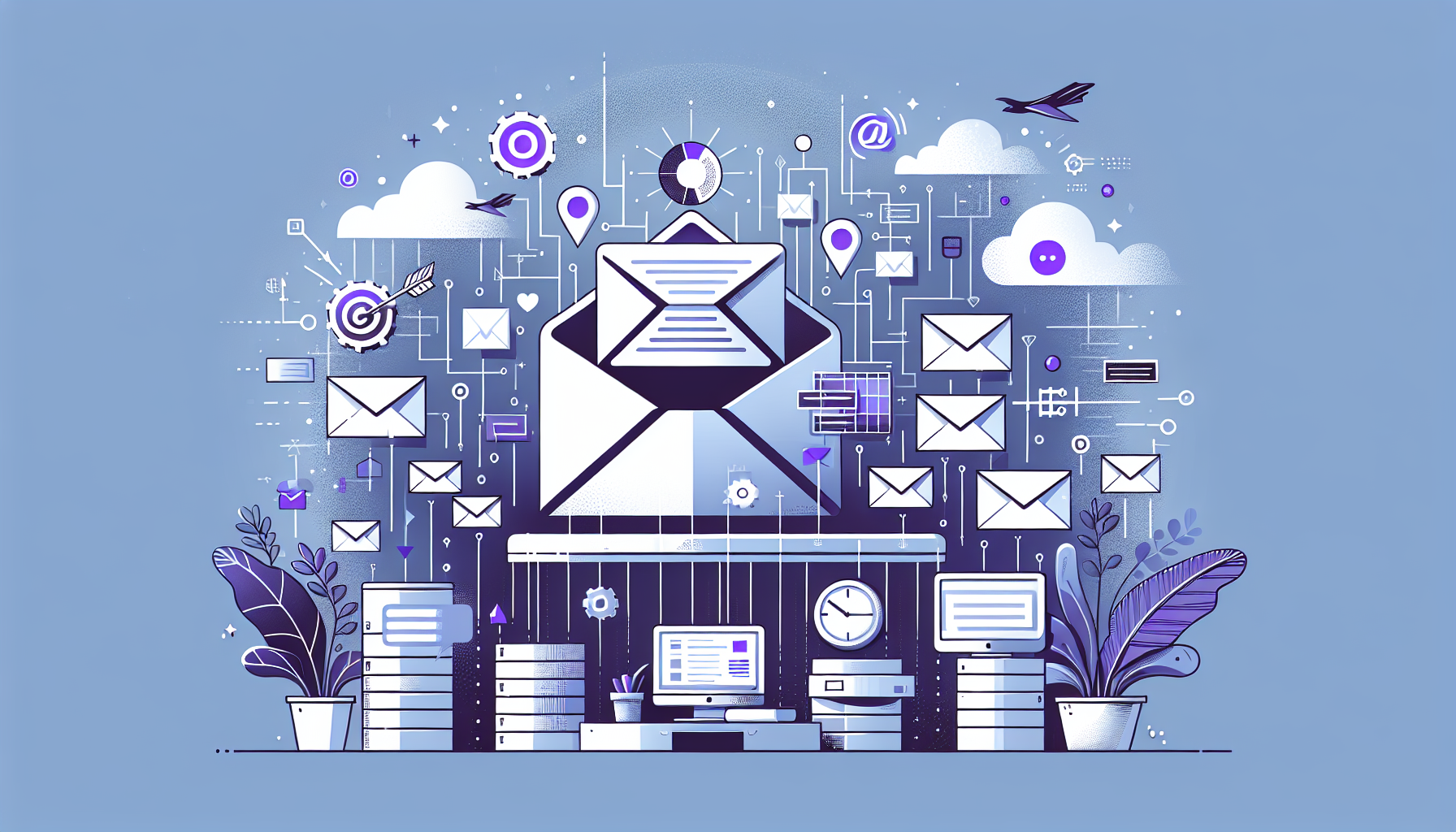 Professional illustration representing: Inbox Zero is a Myth (Unless You Block B2B Spam)