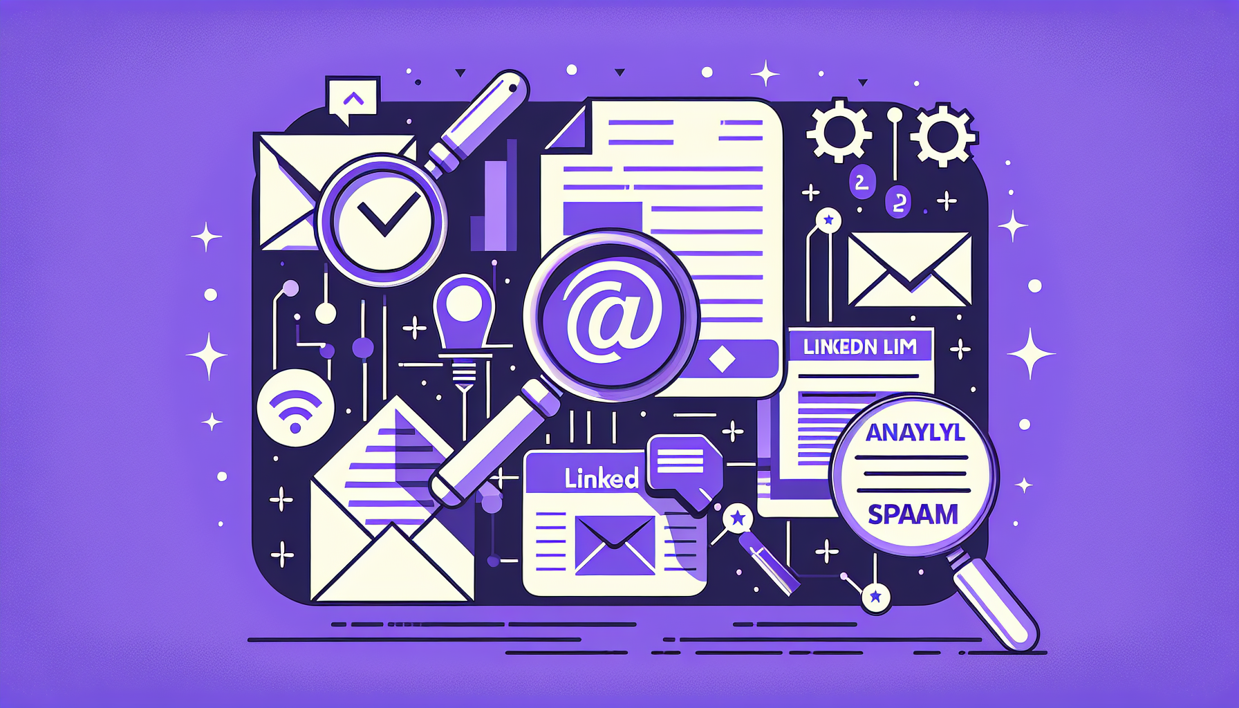 Professional illustration representing: I Analyzed 25 LinkedIn Spam—They're All Garbage