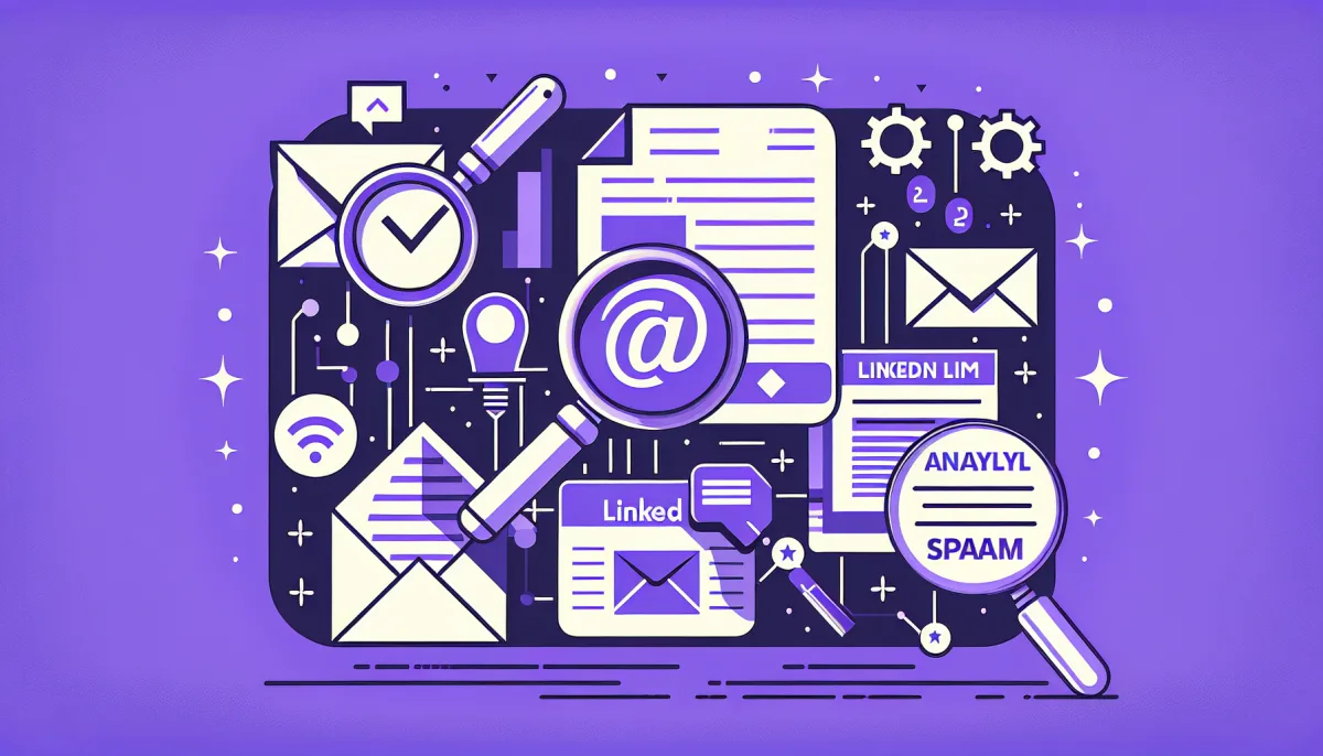Professional illustration representing: I Analyzed 25 LinkedIn Spam—They're All Garbage