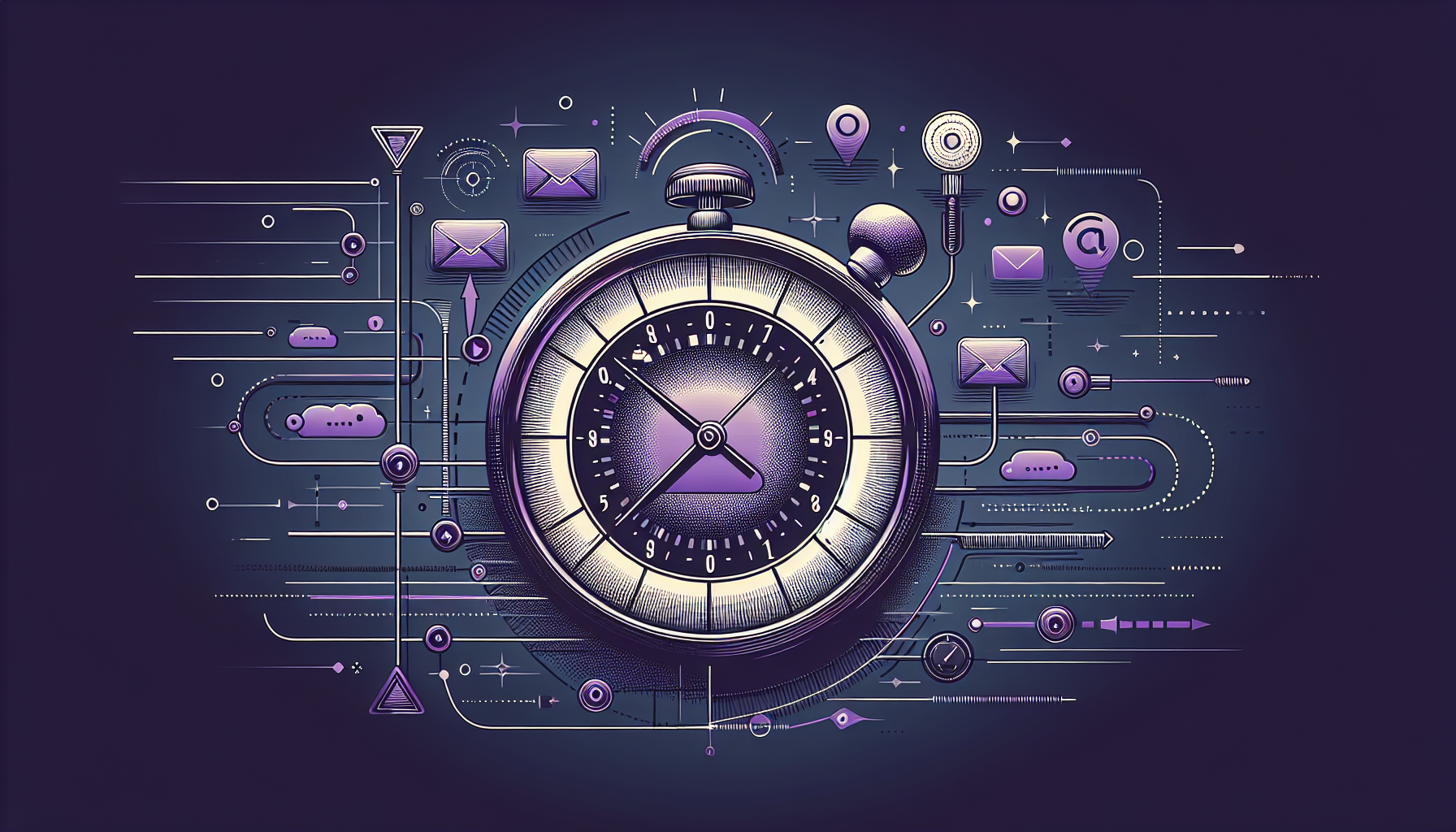 Professional illustration representing: Every Minute You Spend on B2B Spam is a Minute You're Not Building