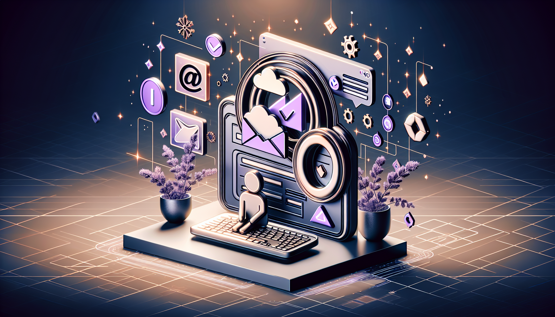 Professional illustration representing: I Stopped Reading LinkedIn Spam. Best Decision Ever.