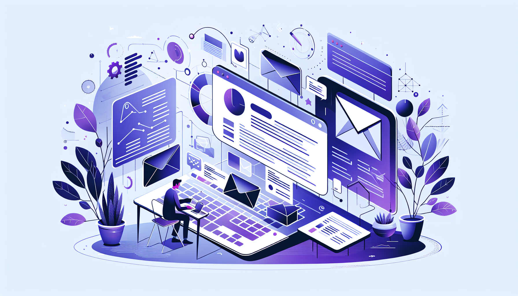Professional illustration representing: I Analyzed 15 Sales Emails—They're All Garbage