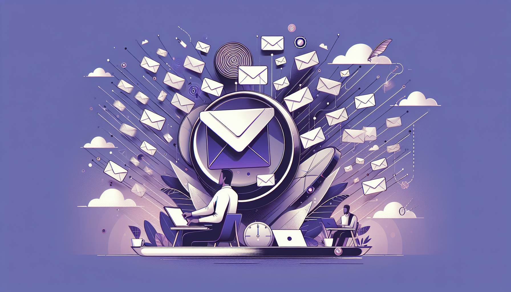 Professional illustration representing: The 47 Emails Destroying Your Focus Right Now