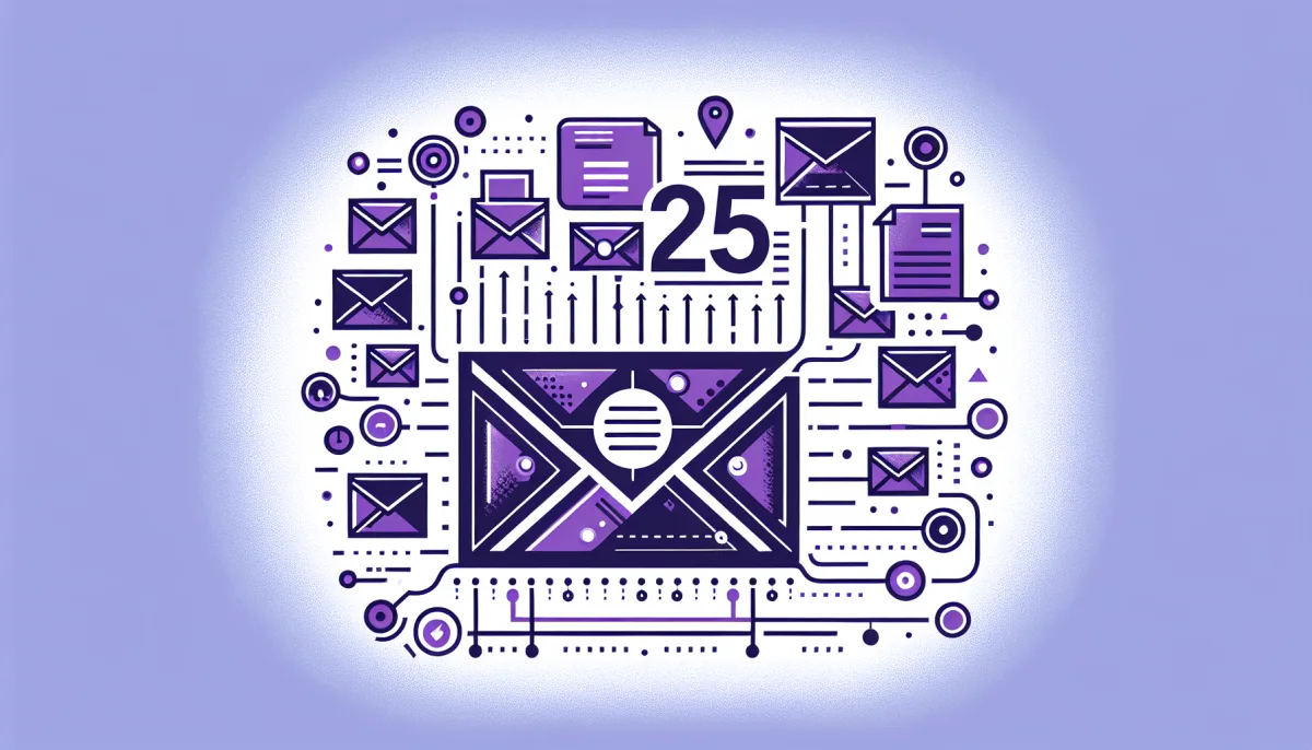 Professional illustration representing: I Get 25 Sales Emails a Day. Here's What I Do About It.