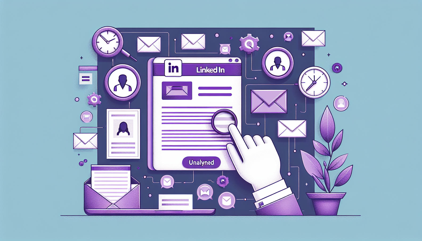 Professional illustration representing: I Analyzed 47 LinkedIn Spam—They're All Garbage