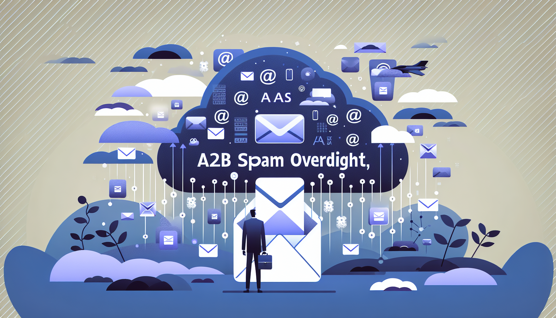 Professional illustration representing: How AI Made B2B Spam 10x Worse Overnight